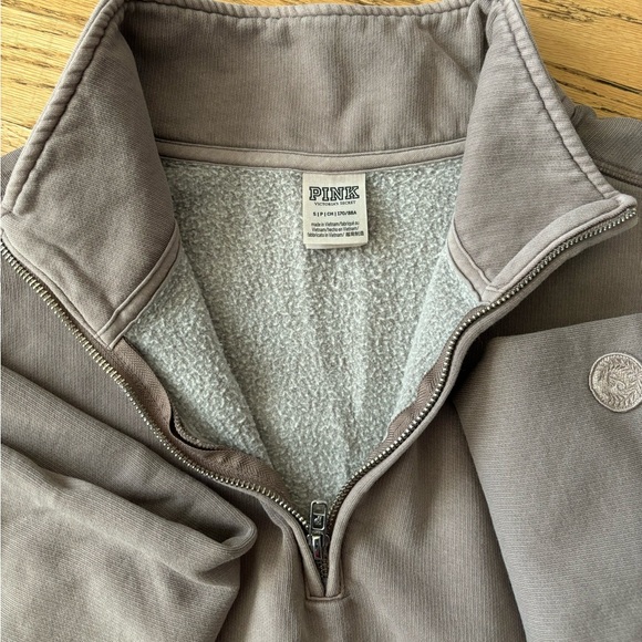 PINK Victorias Secret Zip-up Sweater SMALL - Picture 2 of 2